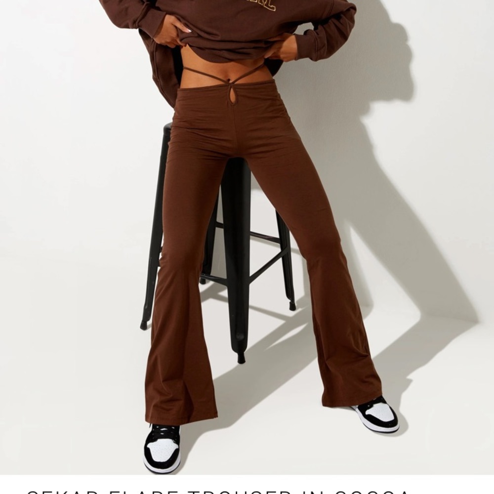 Motel rocks brown flare pants with tags